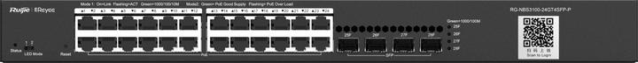 Actual product image Ruijie SWITCH REYEE RG-NBS3100-24GT4SFP-P 5-PORT 10/100 MBPS DESKTOP SWITCH (28 ports)