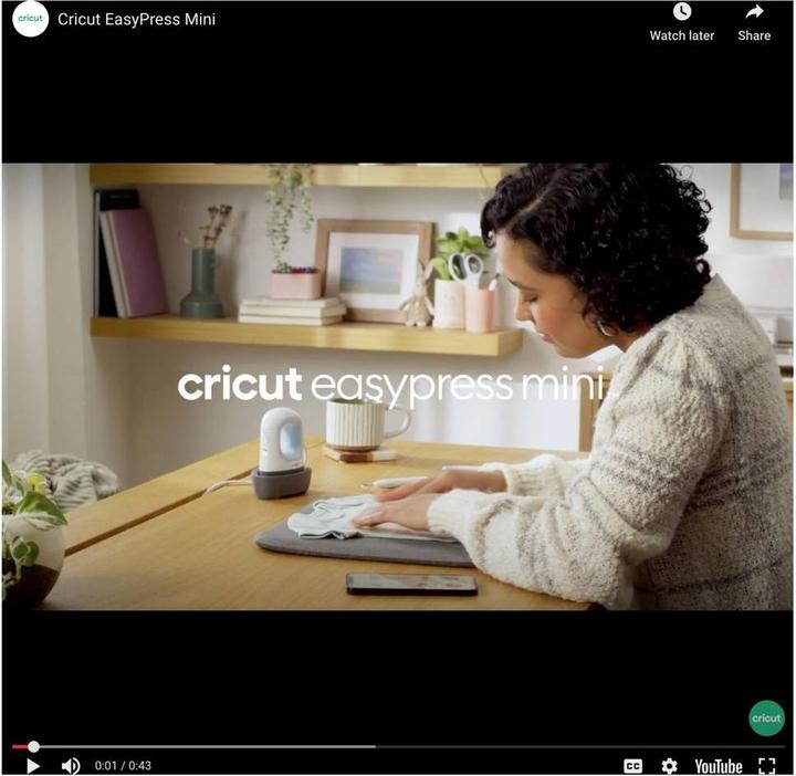 Produktbild Cricut EasyPress Mini (blau)