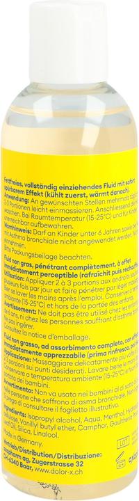 Nährwerte und Zutaten Dolor-X Classic Fluid (1 x, 200 ml, 216 g)