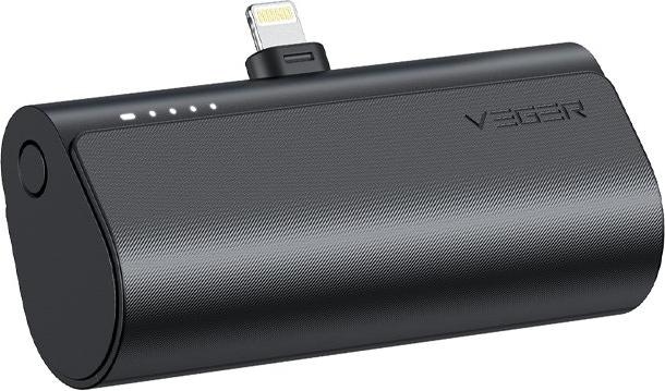 Productafbeelding Veger Plugon Powerbank Lightning - 5'000mAh (5000 mAh, 20 W, 18.50 Wh)