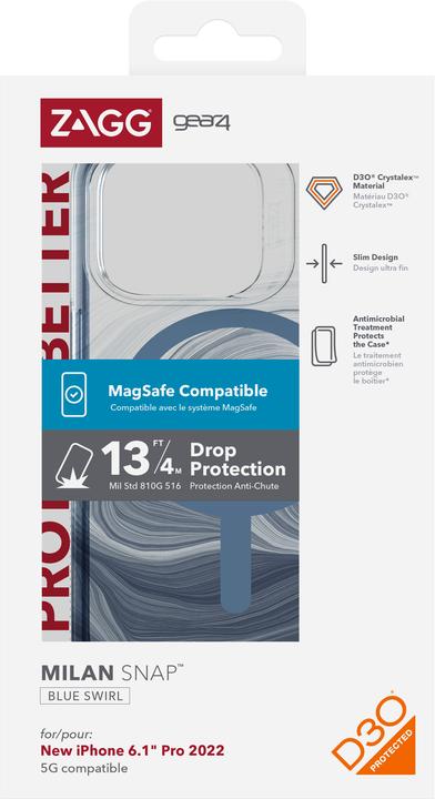 Produktbild Zagg Gear4 Cases Milan Snap Apple (Apple iPhone 14 Pro)