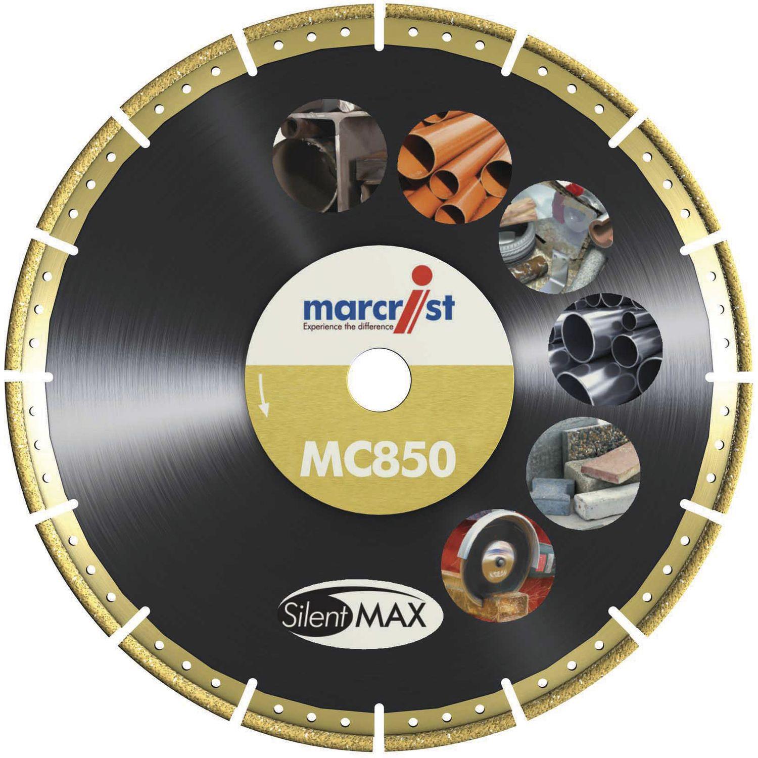 Marcrist, Sägeblatt, Diamant-Trennscheibe Multi-Cutter MC850 SilentMax 125 x 22,2 mm