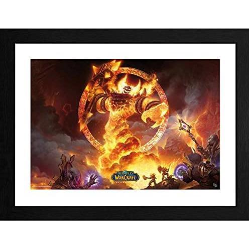 GB Eye, Quadri, World of Warcraft Framed Print Ragnaros (30x40)