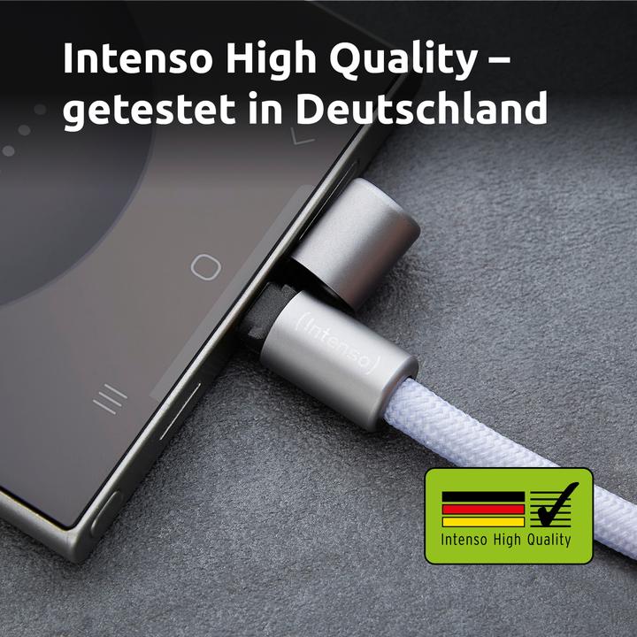 Image du produit Intenso Handykette als Lade- + Datenkabel USB-C bis 1,65m lila (1.65 m, USB 2.0, 60 W)