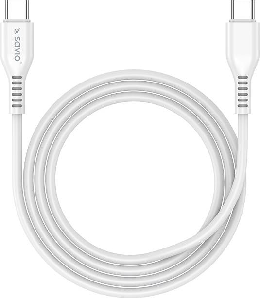 Actual product image Elmak SAVIO LA-05 USB fast charging power supply 3.0 18W + 1m cable USB type C charger (1 m, USB 3.0)