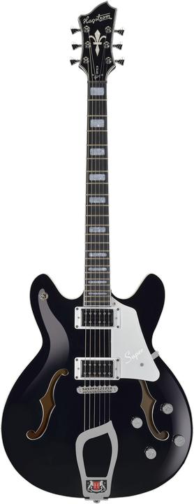 Produktbild Hagstrom E-Gitarre, Super Viking, Black Gloss (E-Gitarre)