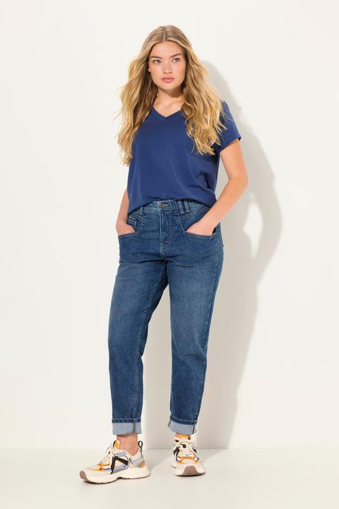 Image du produit Laurasøn Jean carotte coupe large, 5 poches (54)