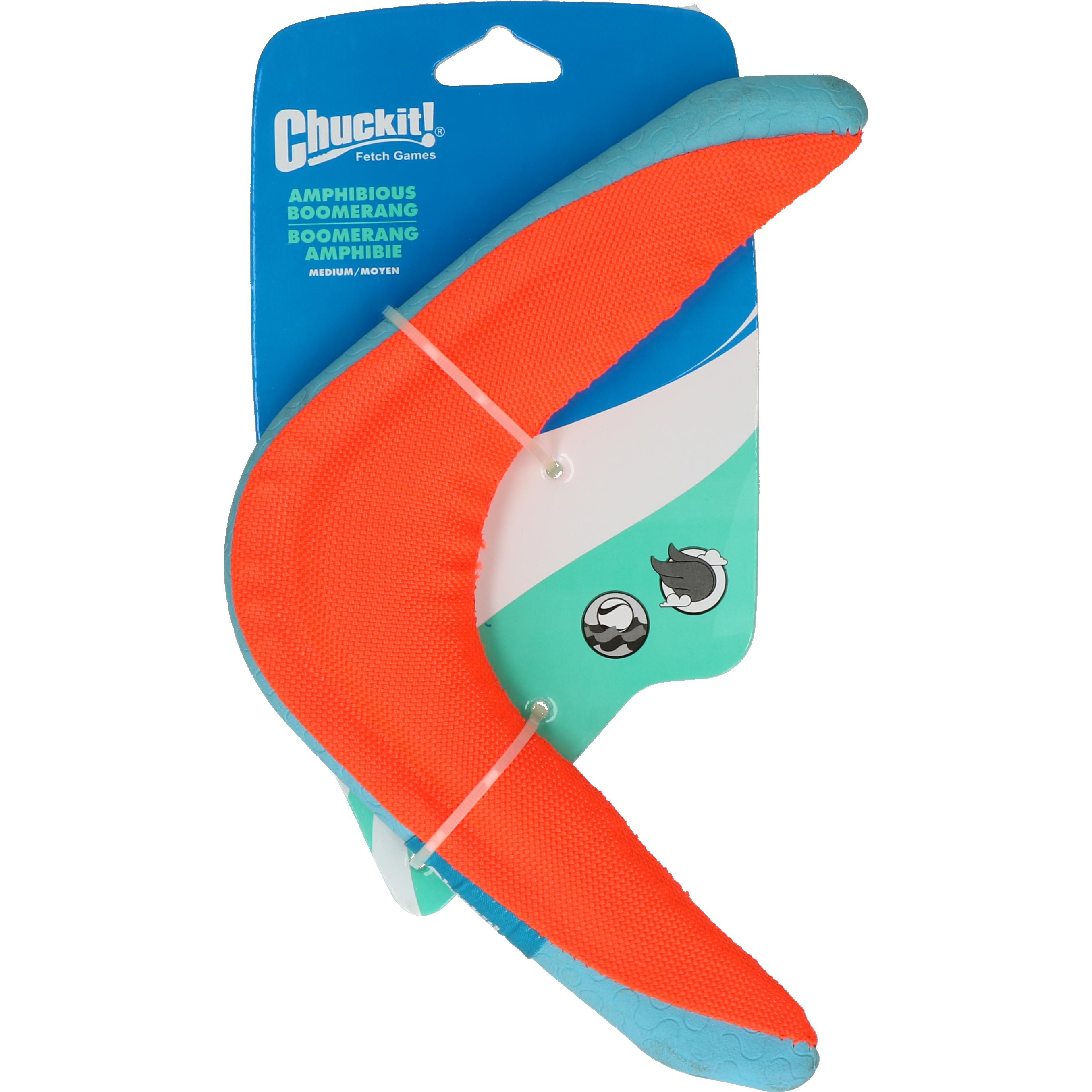 Chuckit! ! Boomerang anfibio (Reperimento), Gioco per cani