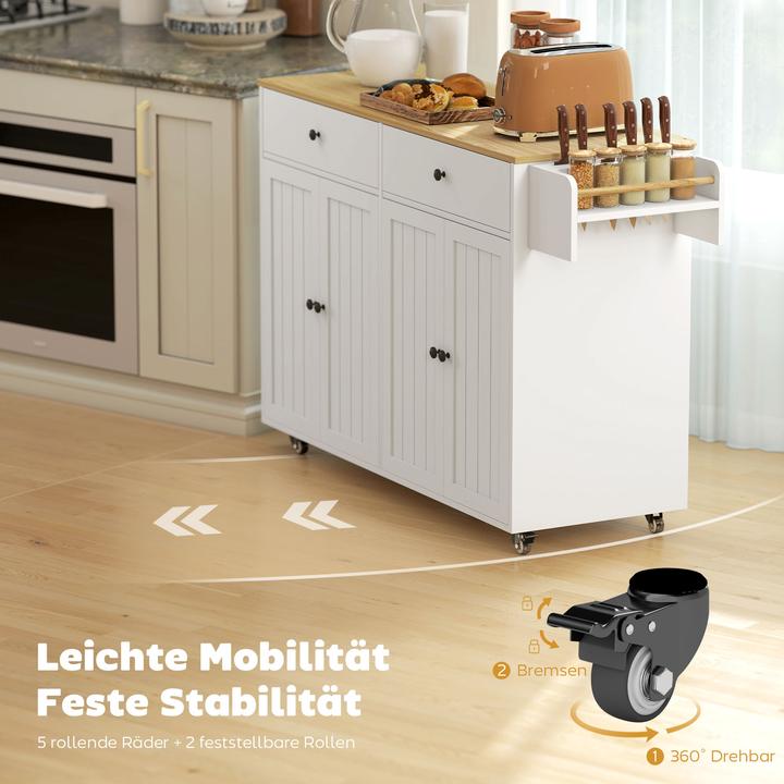 Produktbild Homcom Kücheninsel (147 x 43 x 89 cm)