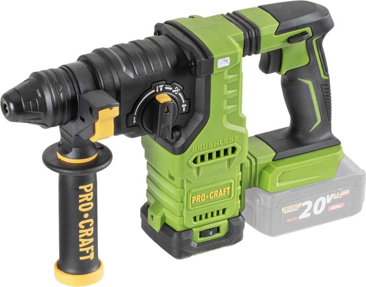 Produktbild Procraft PHA30bb Akku Bohrhammer 20 V 2,8 J SDS plus Brushless Solo - ohne Akku, ohne Ladegerät