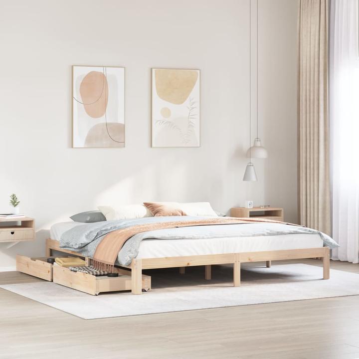 Actual product image vidaXL Bettrahmen (180 x 200 cm)