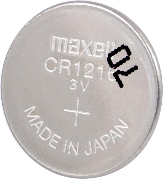Produktbild Maxell Knopfzelle CR1216 1 Stück (1 Stk., CR1216, 25 mAh)