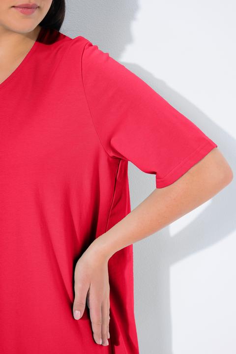 Produktbild Ulla Popken T-Shirt, A-Linie, V-Ausschnitt, Halbarm (58)