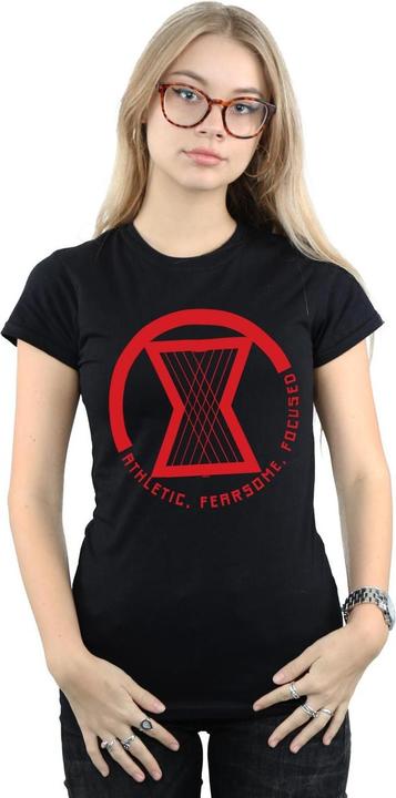 Produktbild Black Widow Film Athletic Logo Baumwolle TShirt (M)
