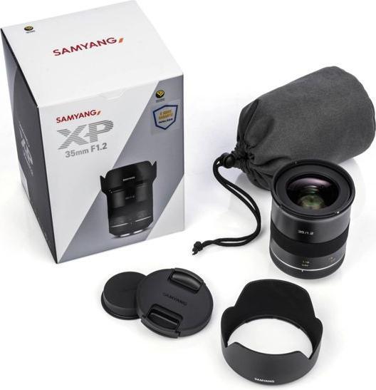 Actual product image Samyang XP 35mm F1.2 (Canon EF, APS-C / DX, full size)