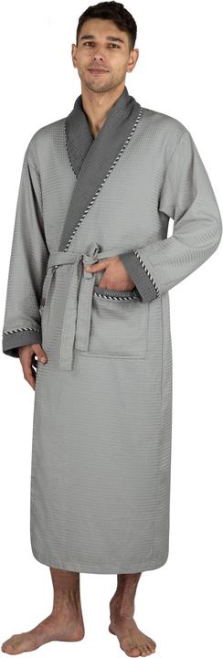 Actual product image Normani Men's bathrobe waffle pique Moyo - 9129 (6XL)