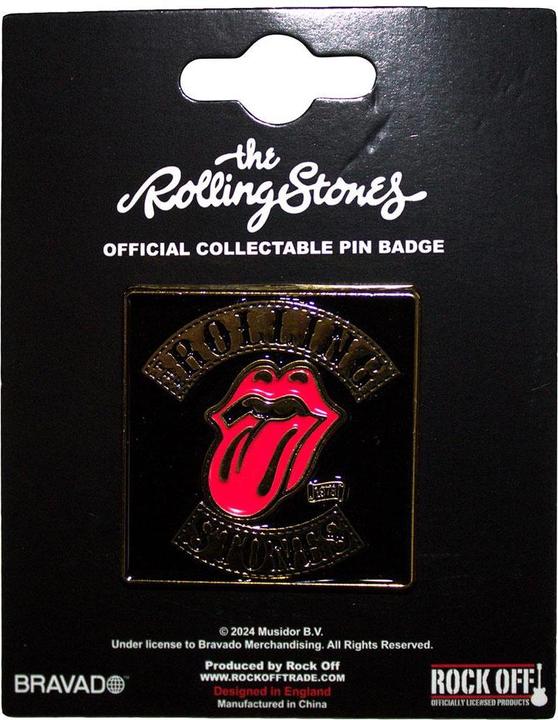 Produktbild The Rolling Stones Abzeichen Tour '78 ZinkLegierung Emaille