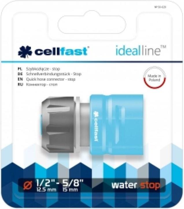 Produktbild Garden Lights - SCHNELLVERBINDUNGSSTÜCK - STOP - IDEAL LINE™ PLUS - 1/2" - 5/8" (Schlauchverbinder)