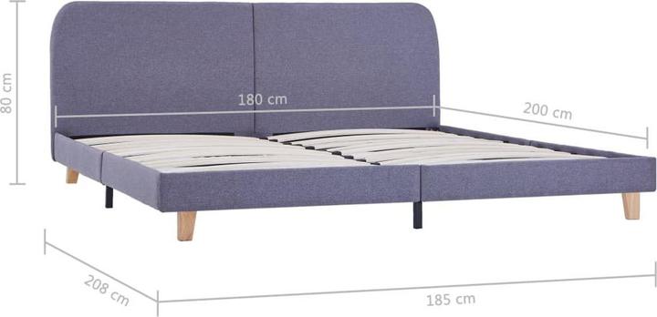 Produktbild vidaXL Bettgestell (180 x 200 cm)