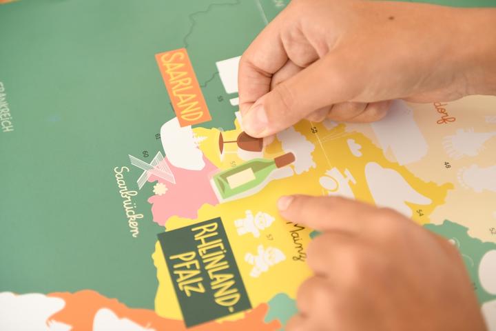 Produktbild Poppik Sticker Lernposter Deutschland (81 Sticker)