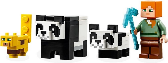 Actual product image LEGO The Panda Kindergarten (21158, LEGO Minecraft)