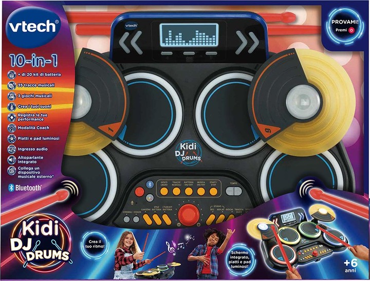 Productafbeelding VTech Kidi DJ Elektronisch Drumstel Speelgoed