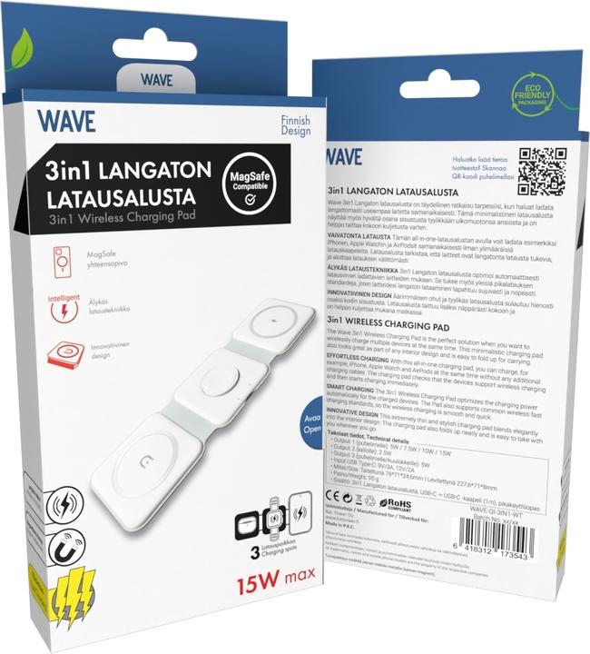 Produktbild Wave Qi 3in1 Wireless Charging Pad
