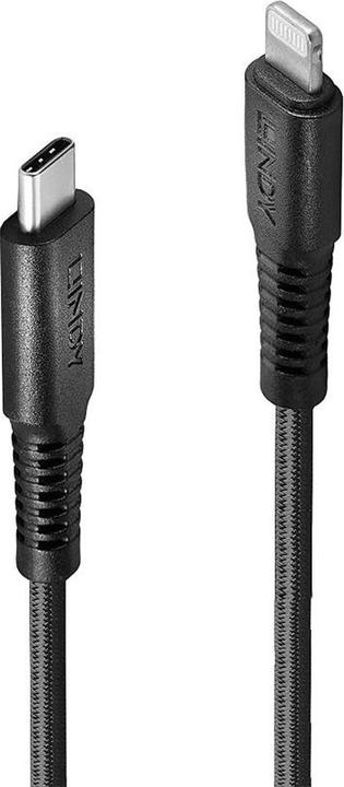 Produktbild Lindy 31287 Lightning-Kabel 2 m Schwarz (2 m, USB 2.0)