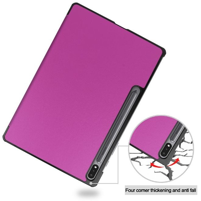 Actual product image MU Classic Triple foldable leather cover (Galaxy Tab S7 FE)