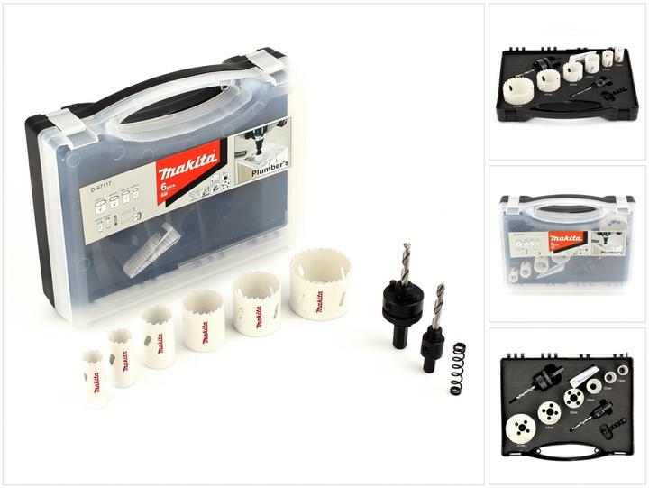 Actual product image Makita Hole saw set sanitary 6tlg (19, 22, 29, 38, 44, 57 millimetres)
