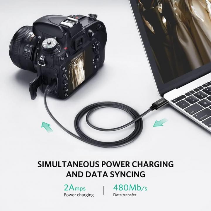 Produktbild Ugreen USB-C – Mini USB (1 m, USB 2.0, 18 W)