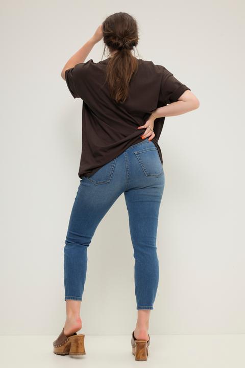 Immagine prodotto Studio Untold Skinny jeans con effetto sdrucito, cinque tasche e cintura elastica (54)