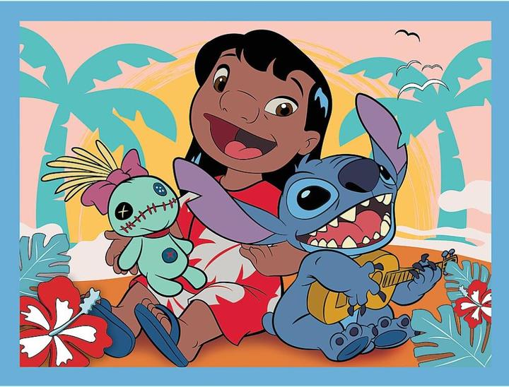 Actual product image Trefl 2 in 1 Puzzles + Memo - Lilo & Stitch (48 pieces)