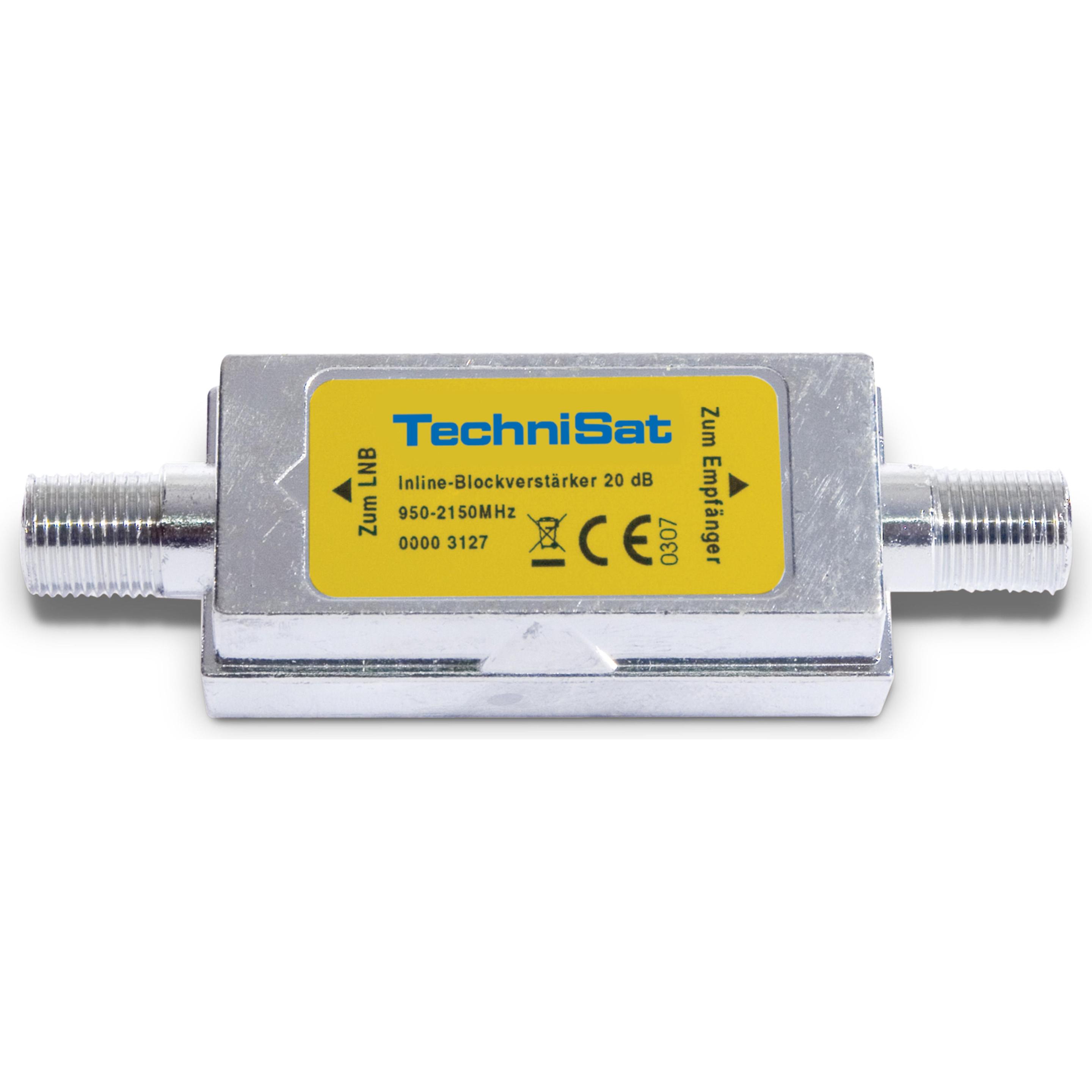 TechniSat Inline-Blockverstärker 2150 (Verstärker), SAT Zubehör, Silber