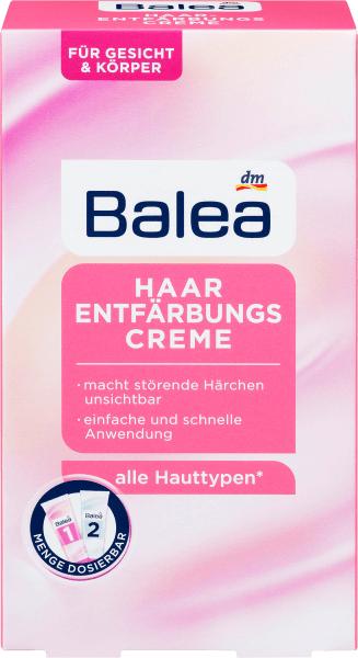 Actual product image dm Balea Hair removal cream