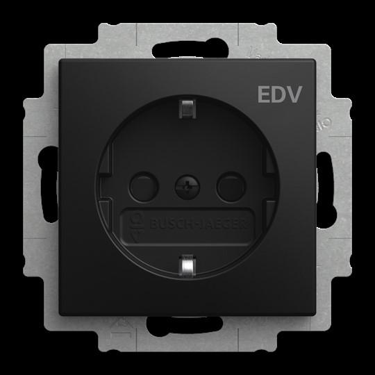Busch-Jaeger, Presa di corrente, SCHUKO Steckdosen-Einsatz Aufdruck EDV BUSCH-JÄGER