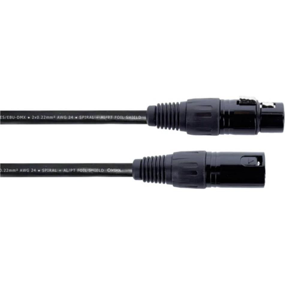 Cordial ED 5 FM XLR Verbindungskabel (1x XLR-Buchse 3 polig - 1x XLR-Stecker 3 p (5 m), Audio Kabel
