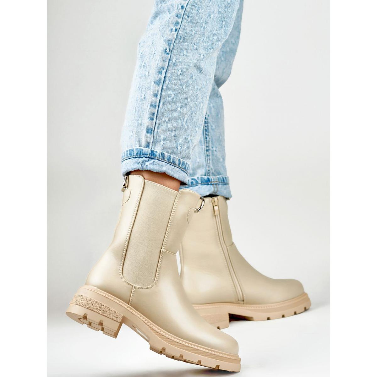 Primo, Herren, Boots + Stiefel, Stiefeletten, Beige, (40)