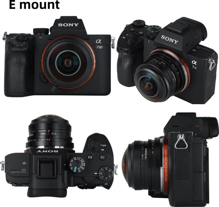 Produktbild 7artisans 4mm F/2.8 Sony E-Mount (Sony E, APS-C / DX)
