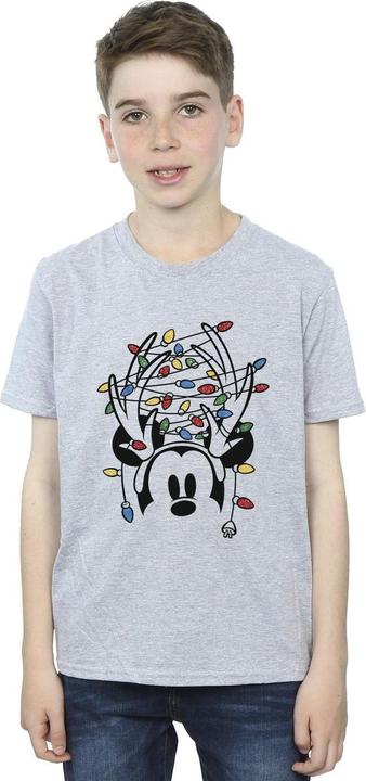 Produktbild Disney Mickey Mouse Christmas Head Lights TShirt Jungen (152, 158)