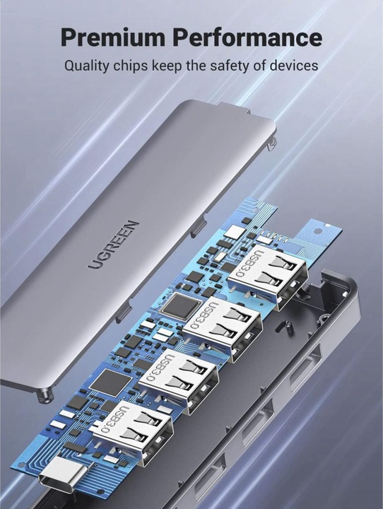 Produktbild Ugreen 4 Port-C Hub (USB-C, 4 Ports)