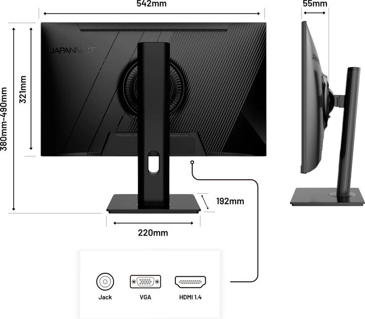 Image du produit Japannext JN-IPS2382FHDR-HSP (1920 x 1080 pixels, 24")