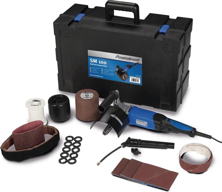 Actual product image Metallkraft Calender SM 100 1200 W 105 mm 1000-2400 min-¹ (Roll grinder, 1200 W)