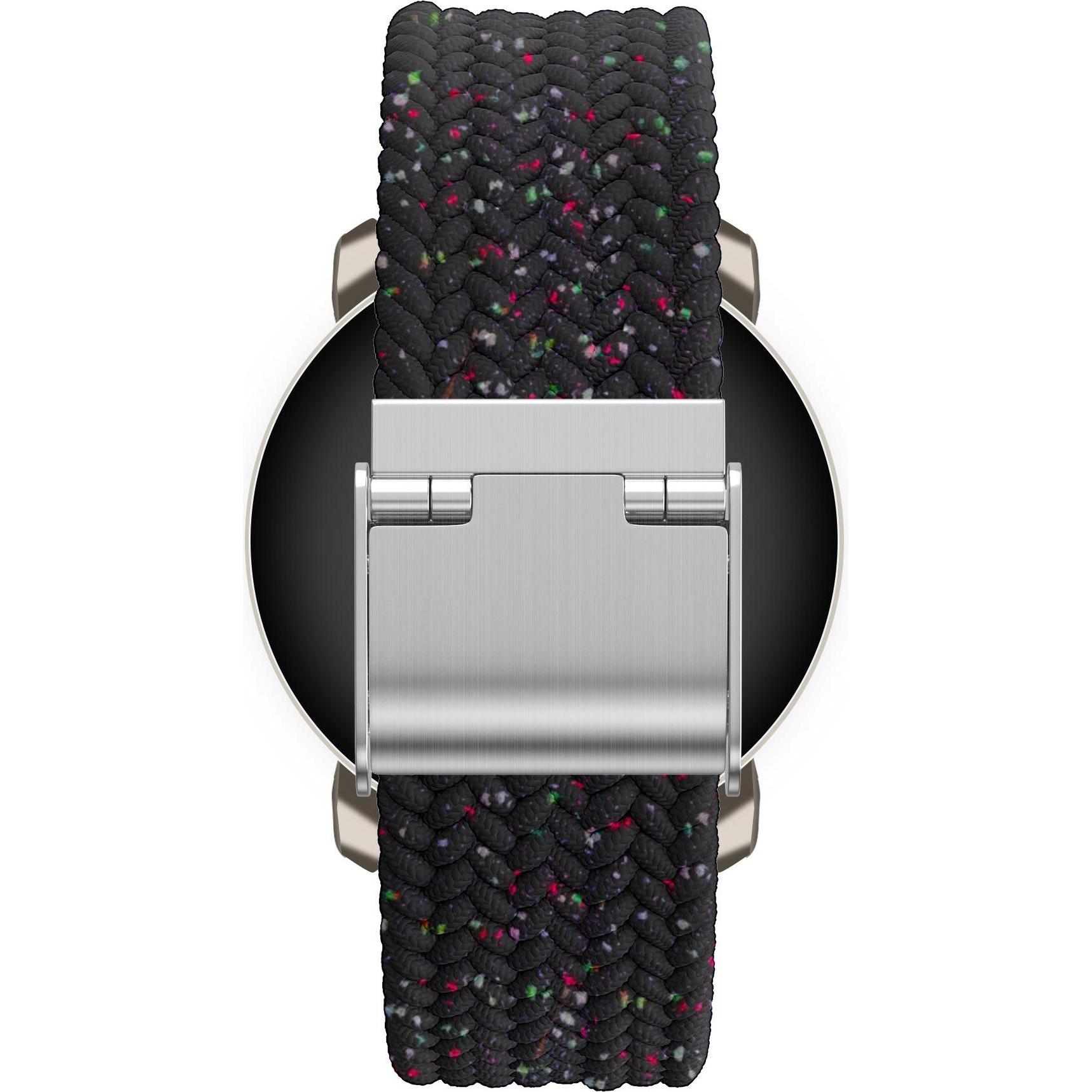 Bandz Nylonarmband (Nylon, Lily), Uhrenarmband, Schwarz