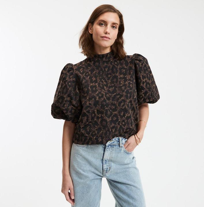 Immagine prodotto La Redoute Collections Bluse mit Stehkragen (M)