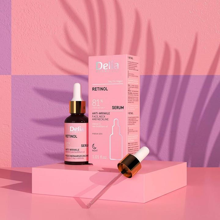 Productafbeelding Delia Cosmetics Retinol Anti-Rimpelserum voor de rijpere huid 30ml (30 ml)
