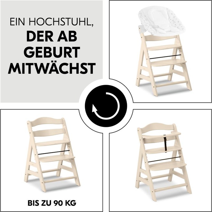 Produktbild Hauck Alpha+ Vanilla (Hochstuhl)