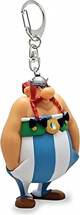Actual product image Plastoy Obelix angry with hands in pockets - key ring