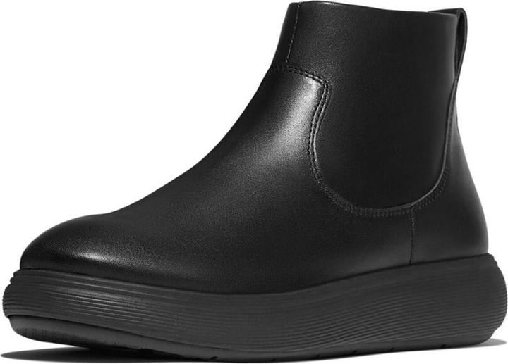 Actual product image Fitflop IQ-Comff Leather Zip Ankle Boots (41)