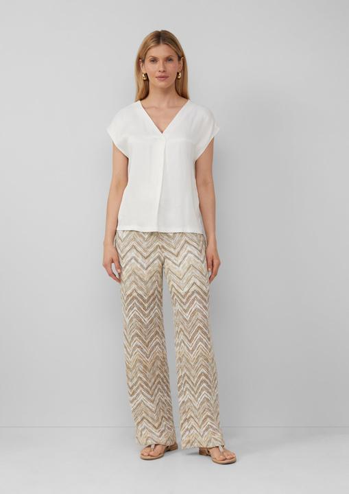 Actual product image S.Oliver Hose Wide-Leg-Hose aus Strickjersey mit Futtershorts und Elastikbund (40)